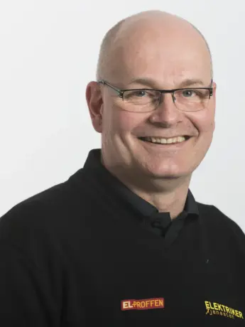 Frode Olsen er ansatt hos Elektrikertjenesten Halden AS
